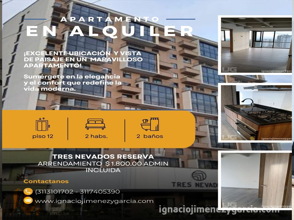 TRES NEVADOS RESERVA APARTAMENTOS TORRE A 1206